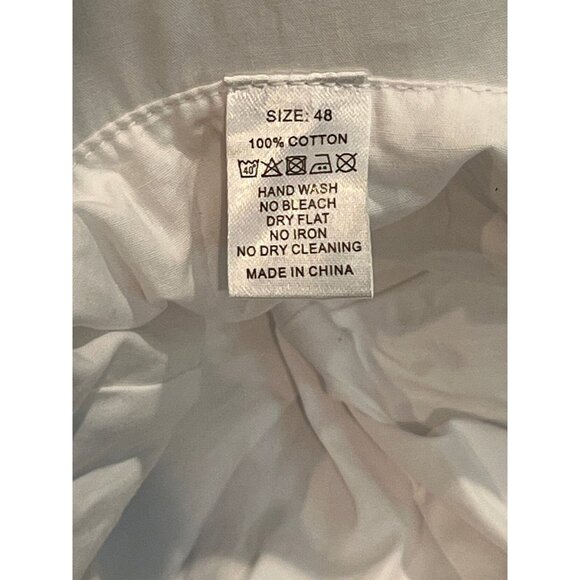 White Baby Sun Hat With Bow And Adjustable Strap - Picture 3 of 3